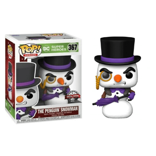 Funko Pop Dc Super Heroes 367 - The Penguin Snowman (Special Edition) Funko Pop Dc Super Heroes 367 - The Penguin Snowman (Special Edition)